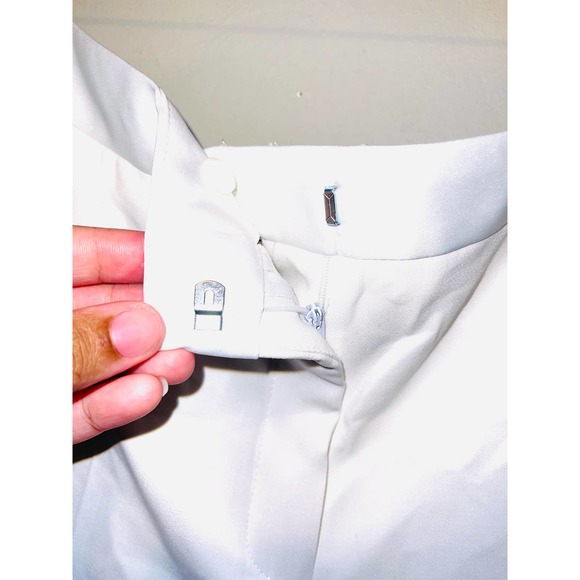 ZARA Women High waisted Cream Pants size L NWT - Picture 10 of 16